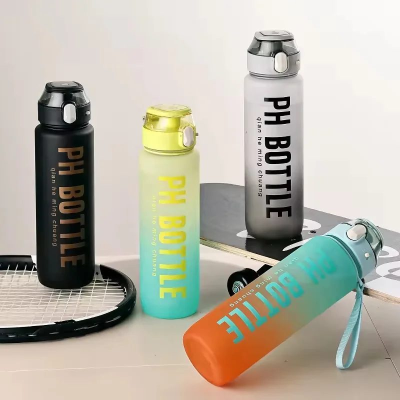 1L Motivational Fitness Sports Water Bottle