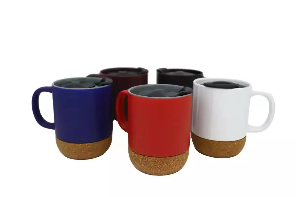 Ceramic mug with cork base gallery 4