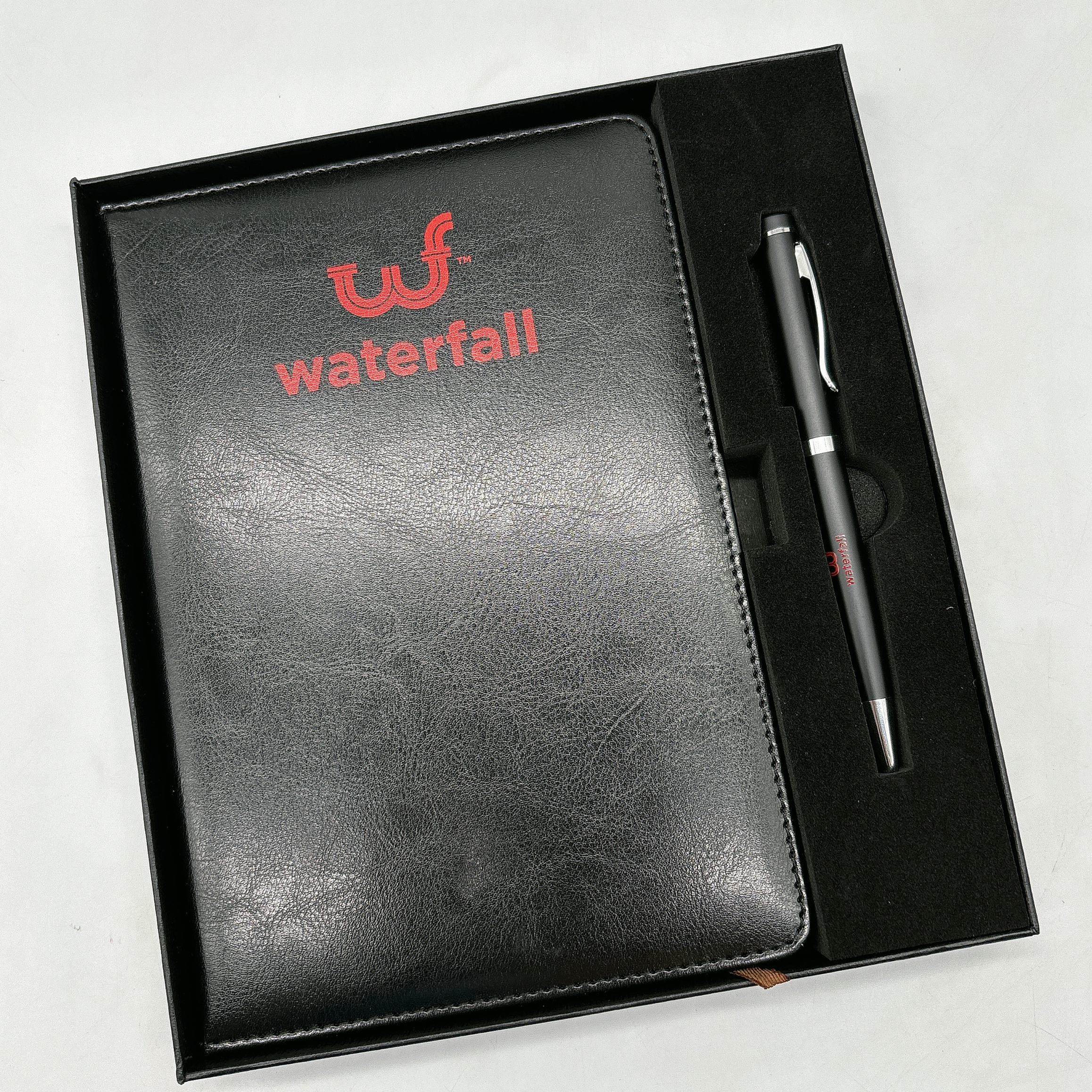 A5 Perfect Binding Notebook and Metal Pen Gift Set