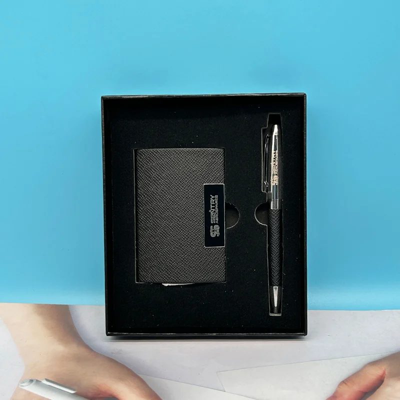 1, PU leather + metal cardholder Gift Set gallery 3