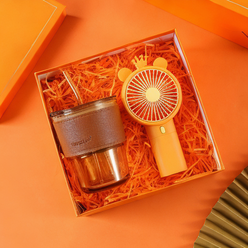 Mug and Portable Fan Gift Set