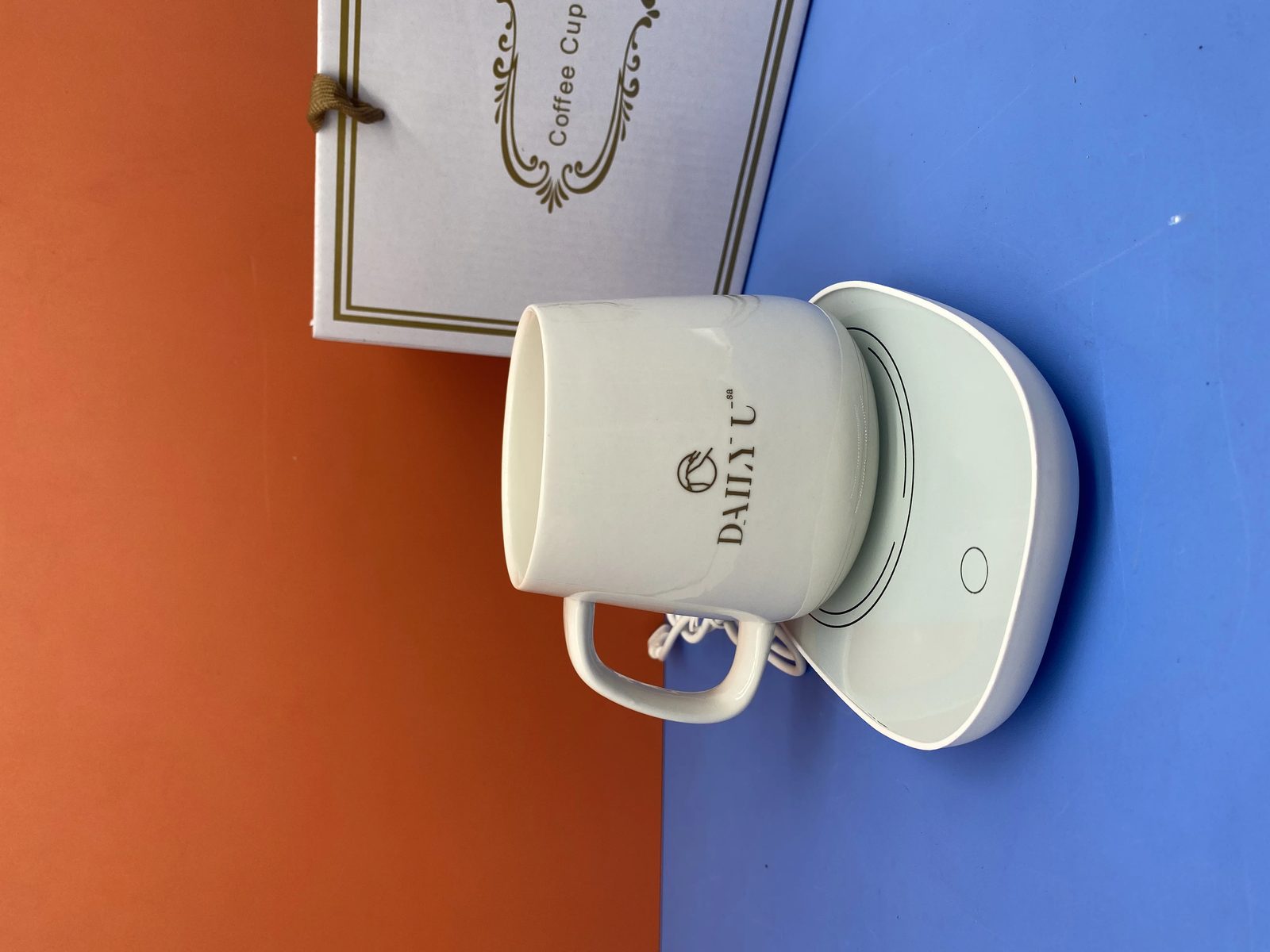 Coffee mug with 55 degree heater Gift Set gallery 3