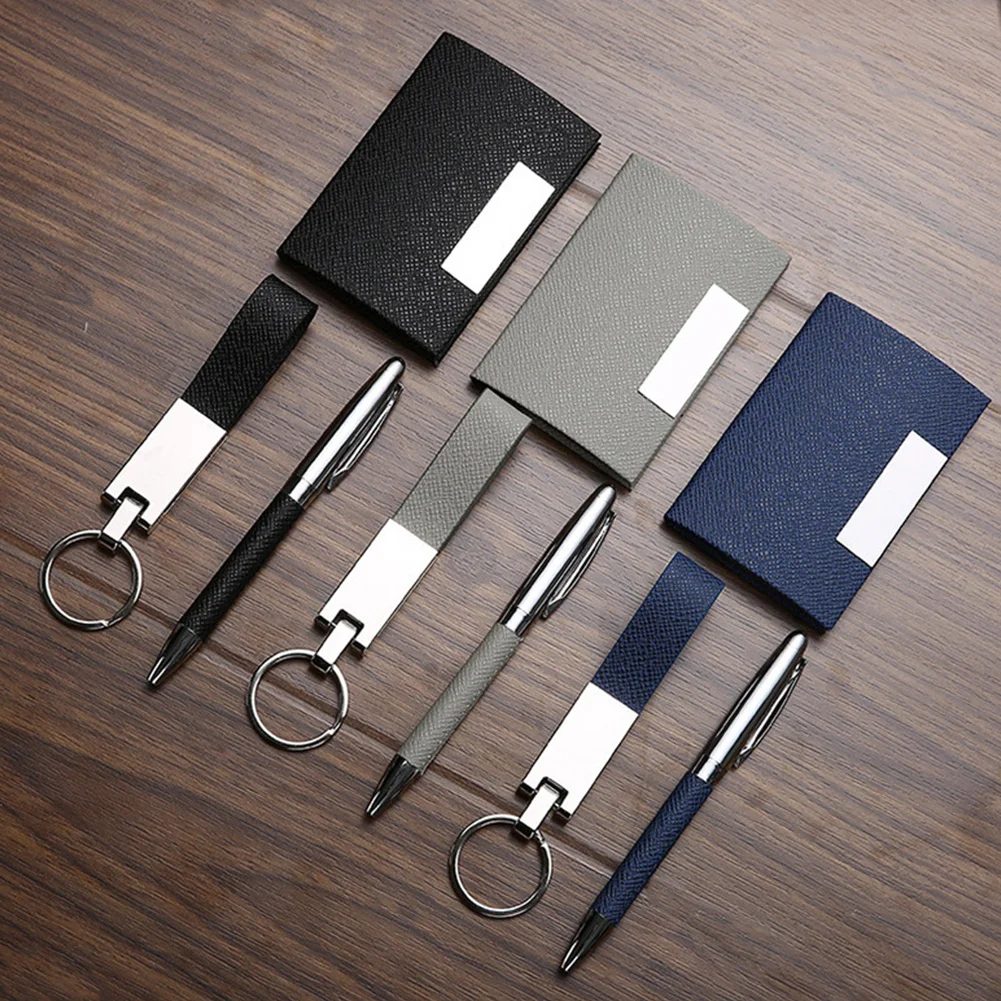 PU + metal card  holder Gift Set gallery 3