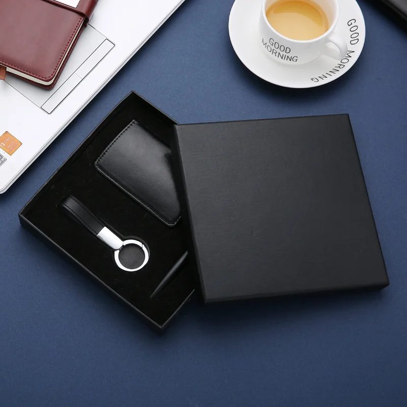 PU + metal card  holder Gift Set gallery 1