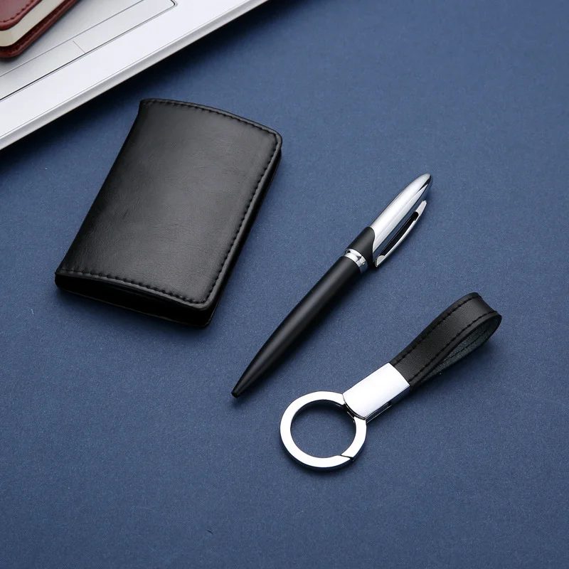 PU + metal card  holder Gift Set gallery 3