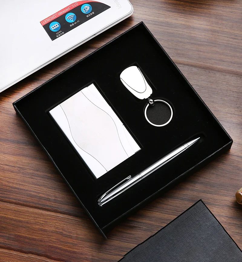 Metal card  holder Gift Set