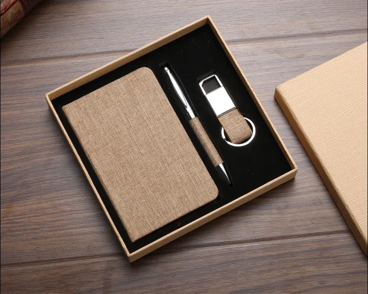 A7 Notebook, Pen and Keychain Gift Set gallery 4