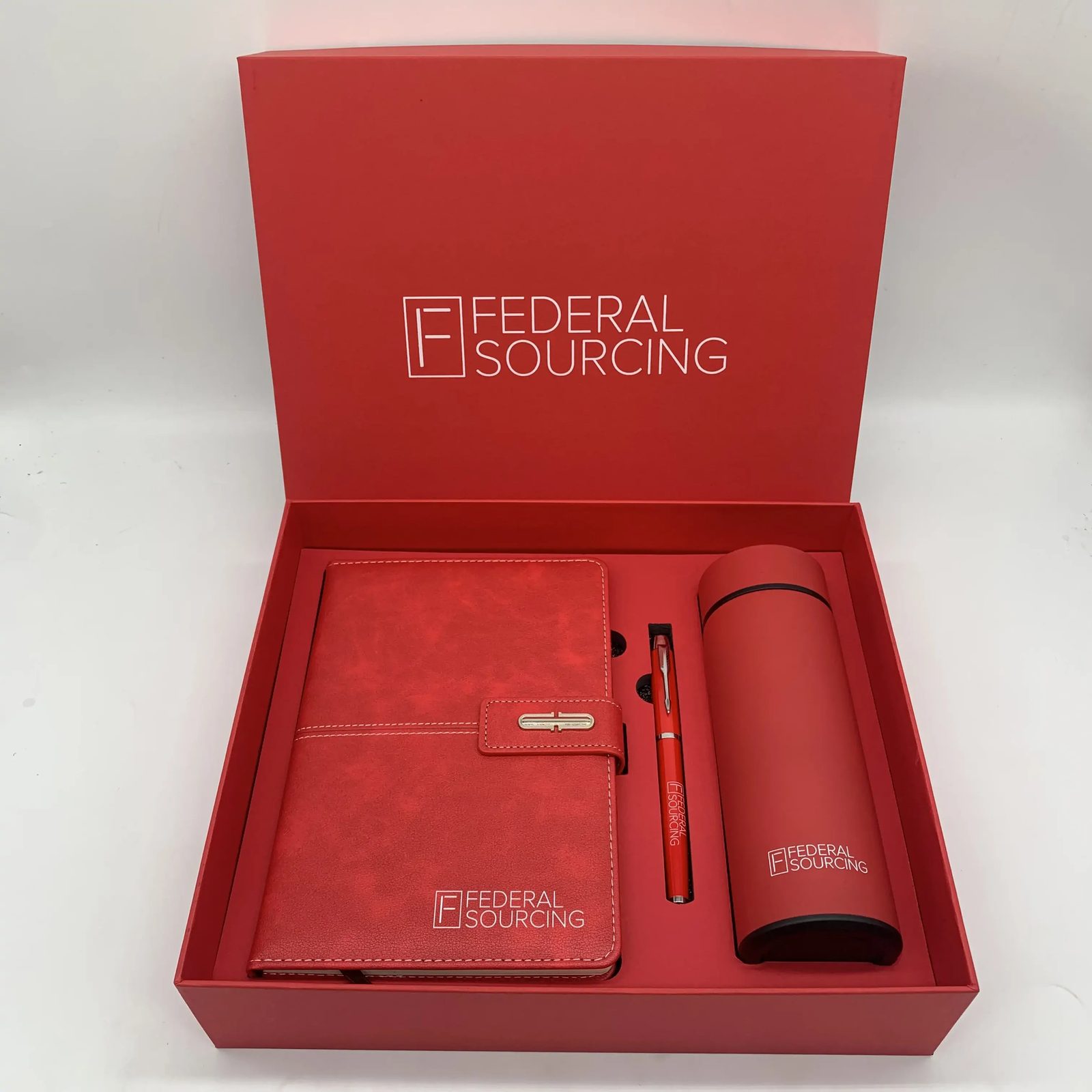 304 Stainless Steel Bottle 350ML, A5 Perfect Binding Notebook and Metal Pen Gift Set gallery 5