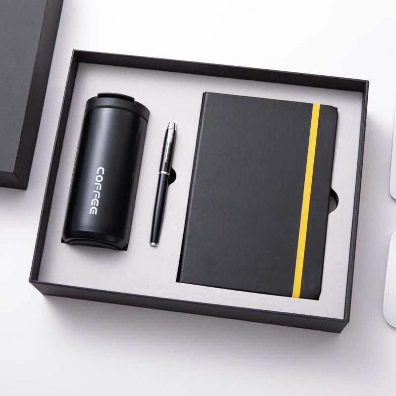 304 Stainless Steel Coffee Mug, A5 Notebook & Pen Corporate Gift Set