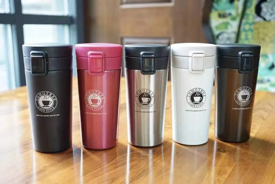 304 Stainless Coffee Mug, A5 Perfect Binding Notebook and Metal Pen Gift Set gallery 1