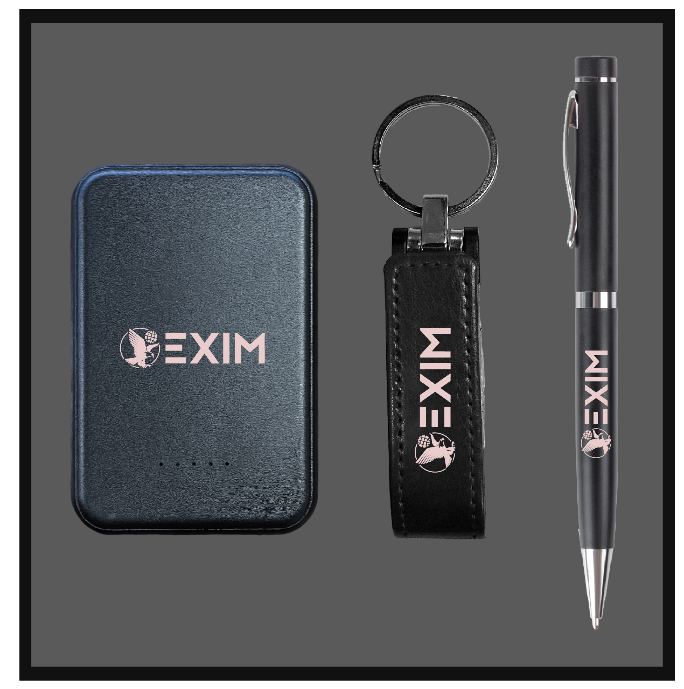 Power bank 5,000mAh Wireless Charging Function Gift Set