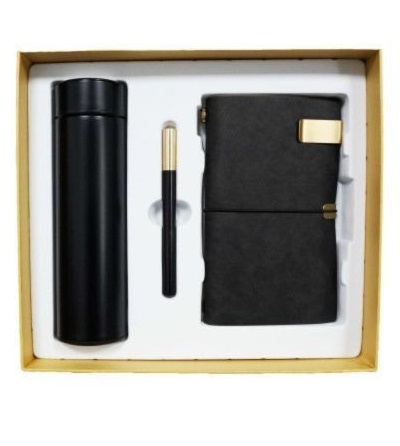 304 Stainless Steel Bottle, A5 Notebook & Pen Corporate Gift Set