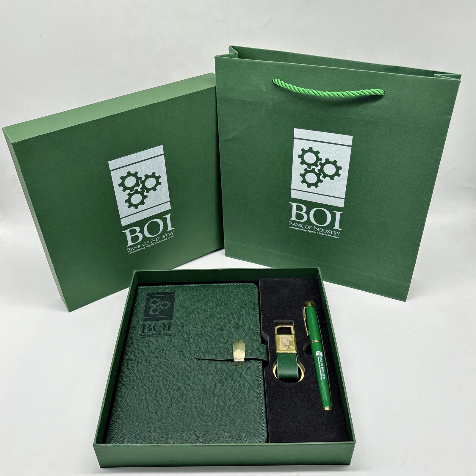 A5 Perfect Binding, Metal Pen and Keychain Gift Set gallery 1