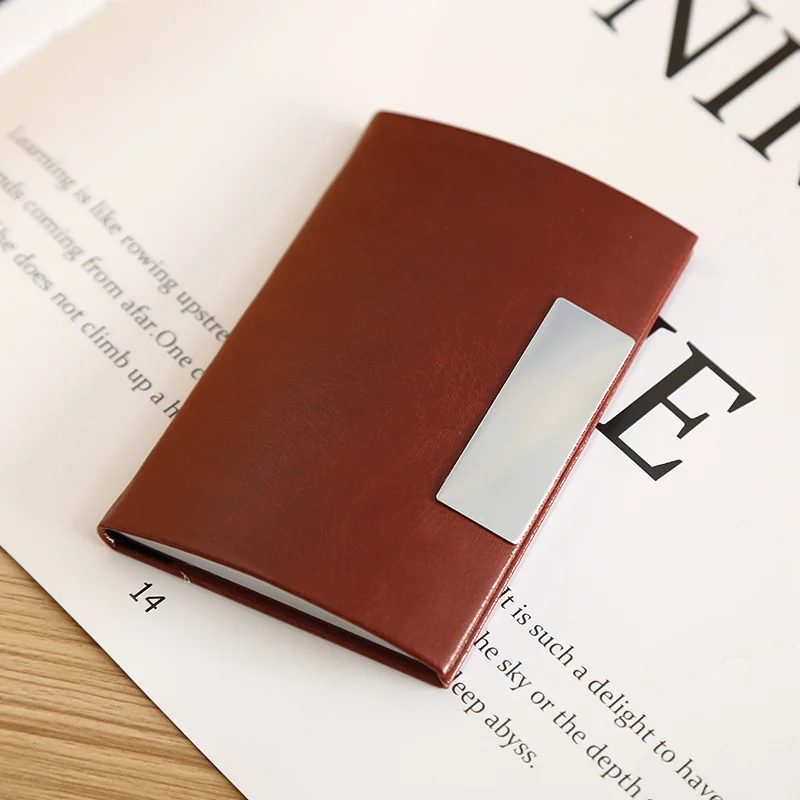 A6 Perfect Binding Notebook, Metal Pen, PU + Metal Keychain and Card Holder Gift Set gallery 2