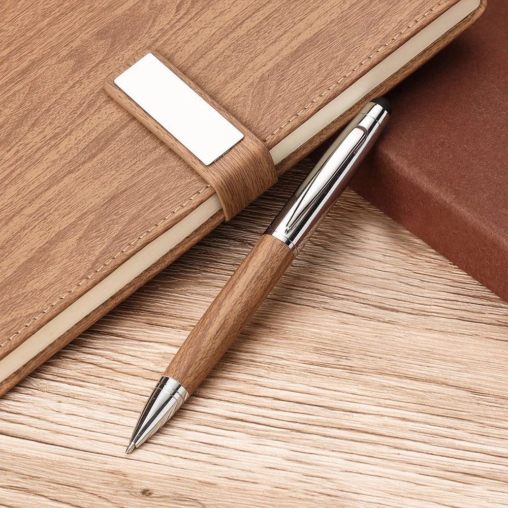 A5 Notebook, Cardholder, PU + Metal Keychain and Metal Pen Corporate Gift Set gallery 5