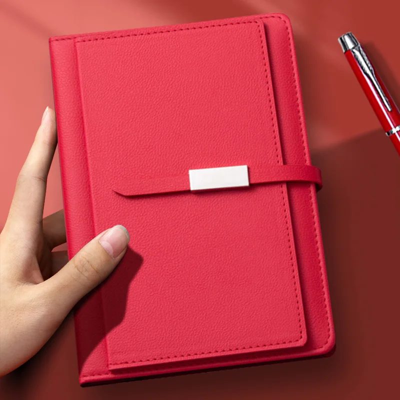 A5 Perfect Binding Notebook, Cardholder, PU + Metal Keychain and Metal Pen Gift Set gallery 4