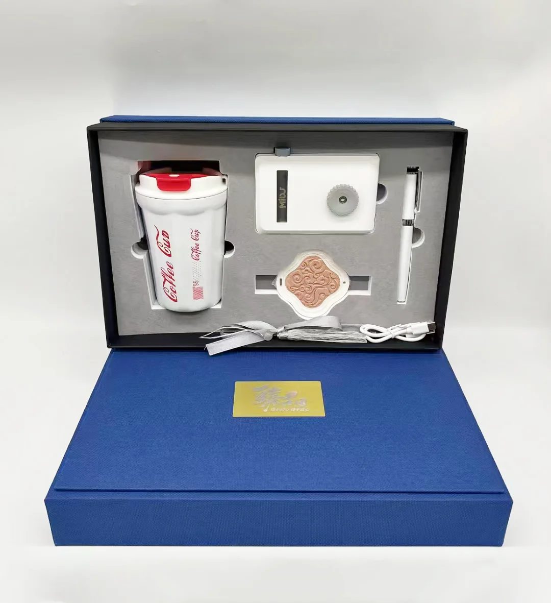 Corporate Coffee Gift Set with Mug, Power Bank, Pen & Aroma Stone gallery 1