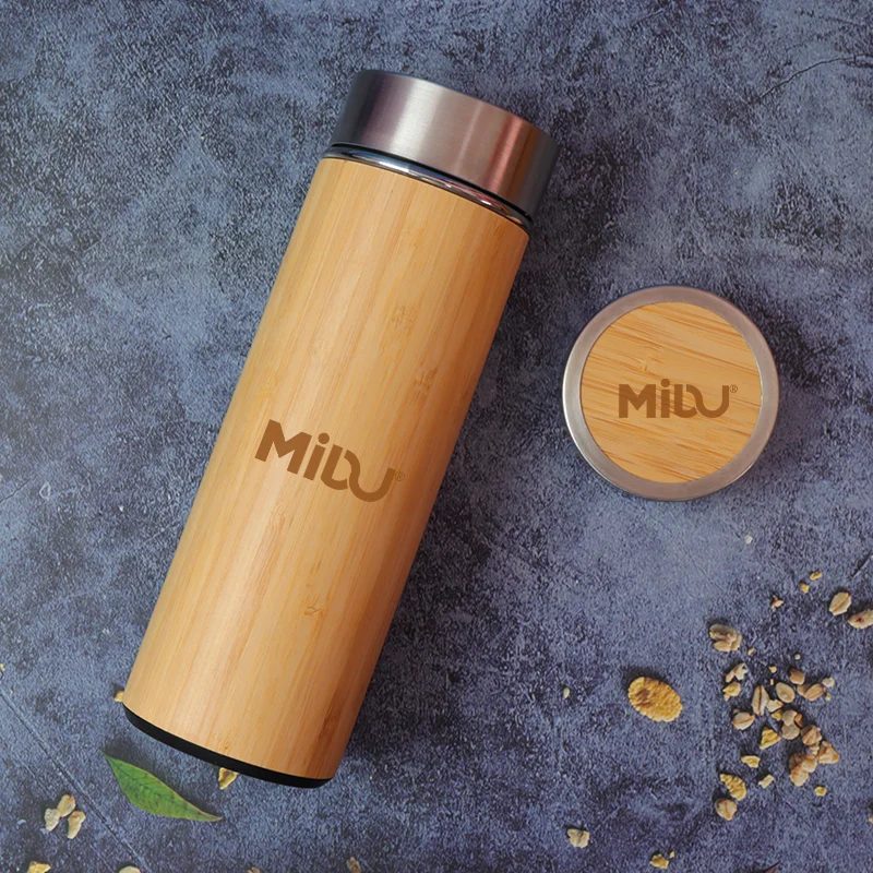 Wood Bottle 450ML (with temperature Gift Set gallery 1