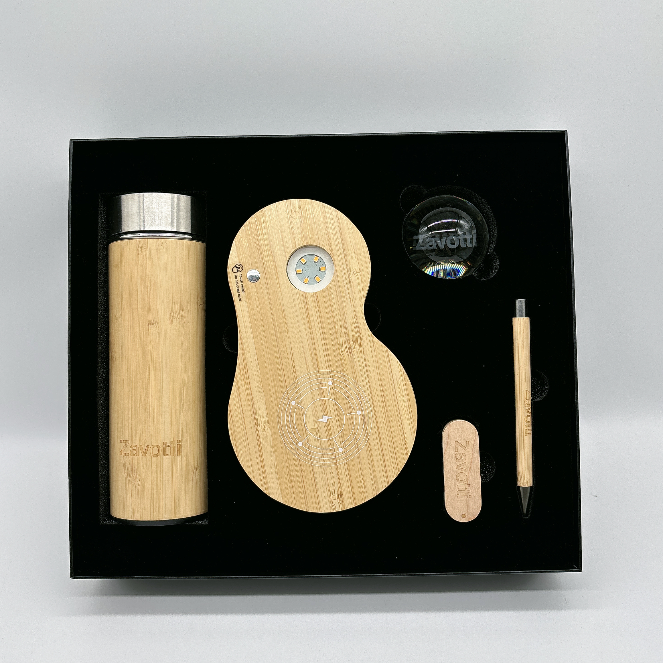 Wood Bottle 450ML (with temperature Gift Set