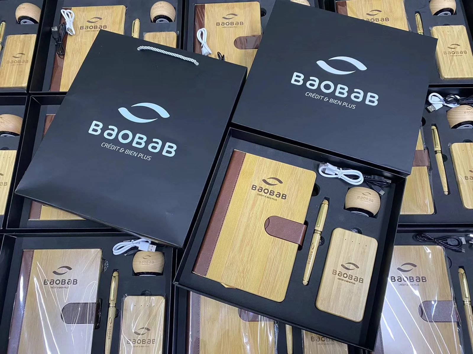 Wooden Executive Gift Set with A5 Notebook, Pen, Bluetooth Speaker & 5,000mAh Power Bank gallery 5