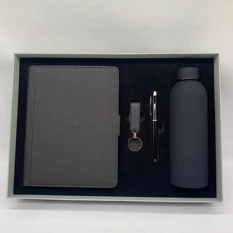 Power bank notebook (8,000mAh + wireless charger) Gift Set