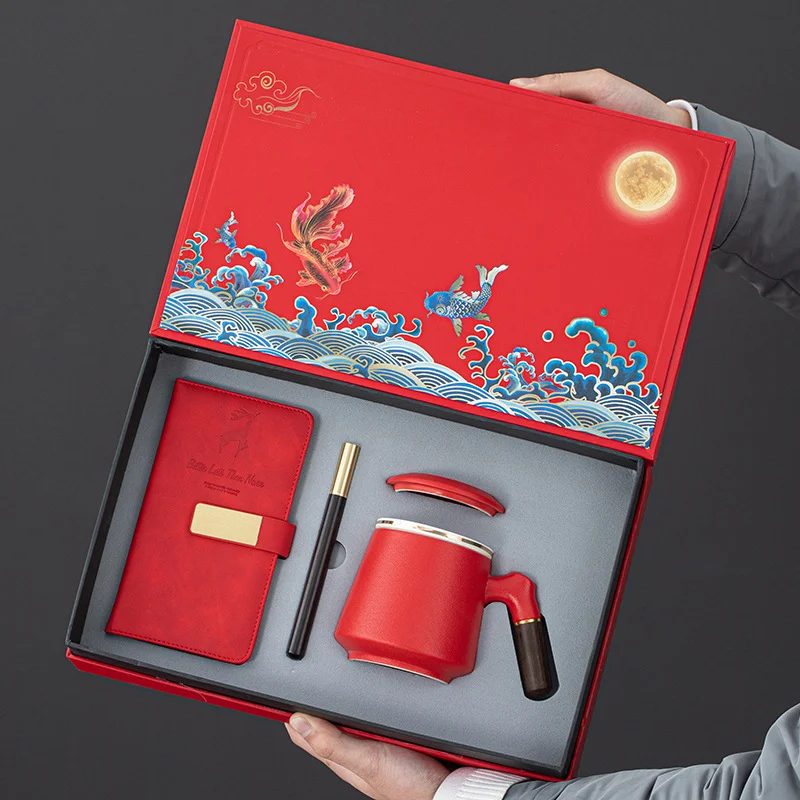 A6 Notebook, Wooden Pen, Bookmark, Ceramic Cup & Metal USB Flash Drive 16GB Gift Set gallery 3