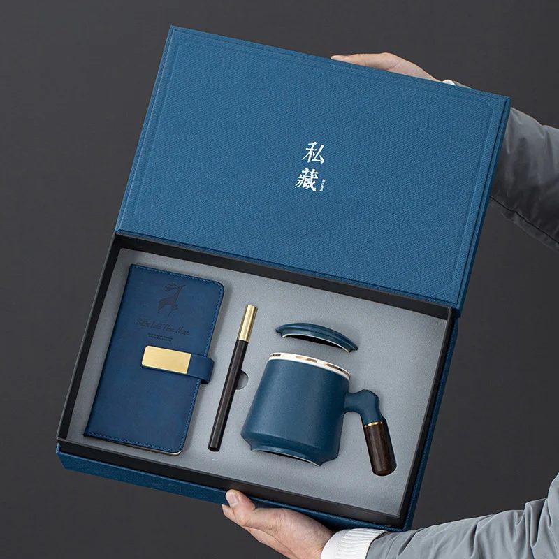 A6 Notebook, Wooden Pen, Bookmark, Ceramic Cup & Metal USB Flash Drive 16GB Gift Set gallery 5