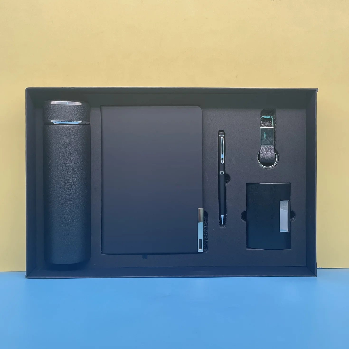 Premium Corporate Gift Set with Stainless Steel Bottle, Notebook & Accessories gallery 1