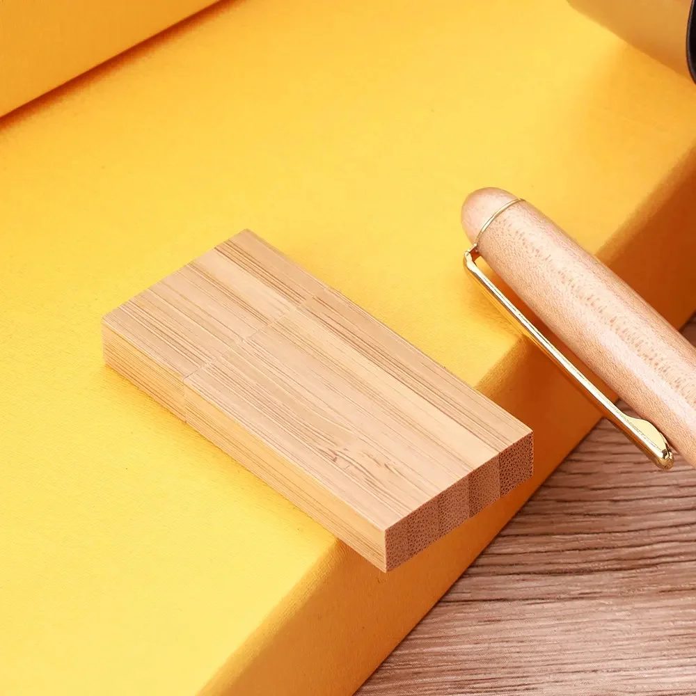 Wooden Corporate Gift Set with Bottle, Cardholder, Keyring, Pen and USB Drive gallery 2