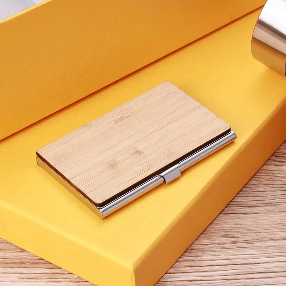 Wooden Corporate Gift Set with Bottle, Cardholder, Keyring, Pen and USB Drive gallery 4