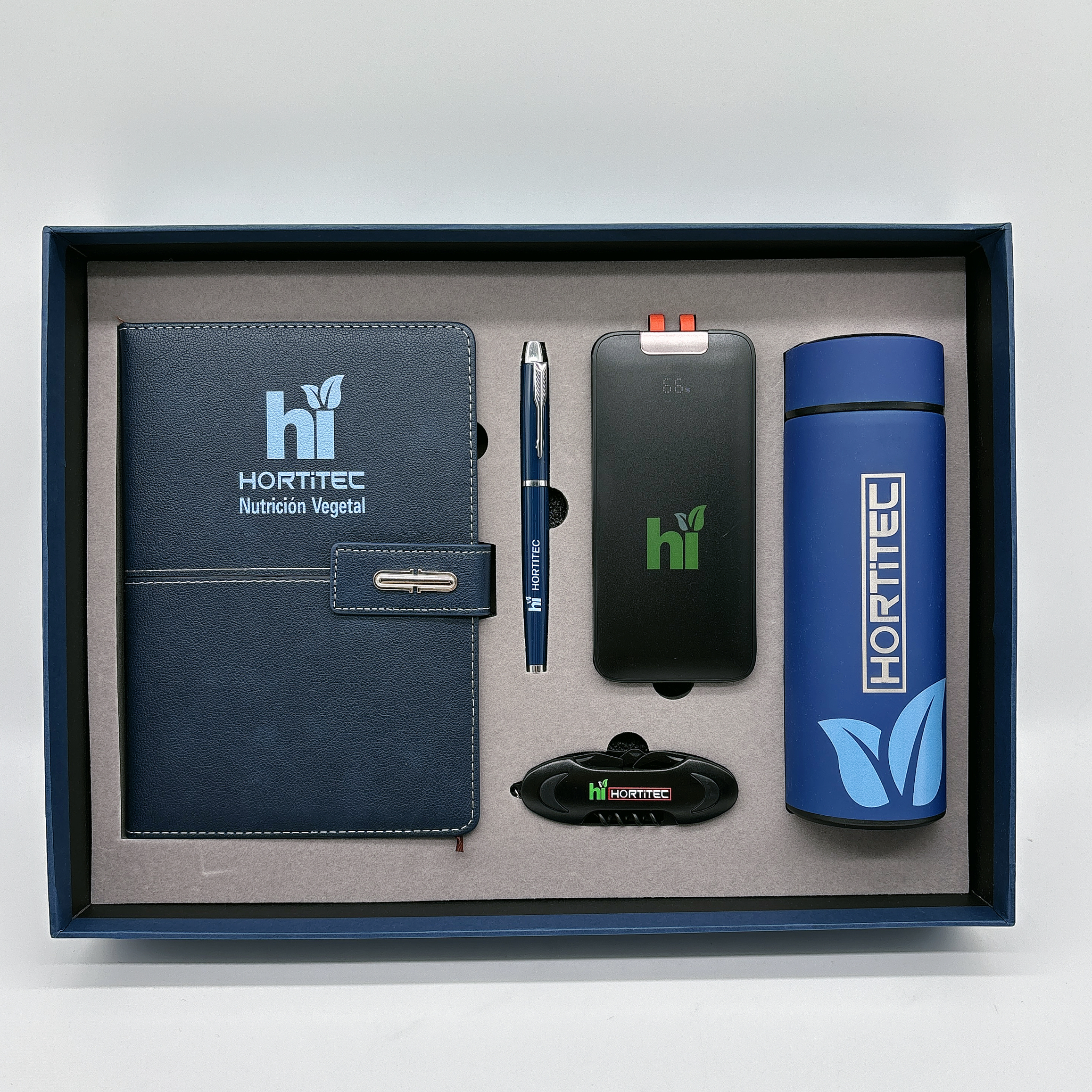 Executive 5-Piece Corporate Gift Set with Notebook, Power Bank, and Vacuum Cup