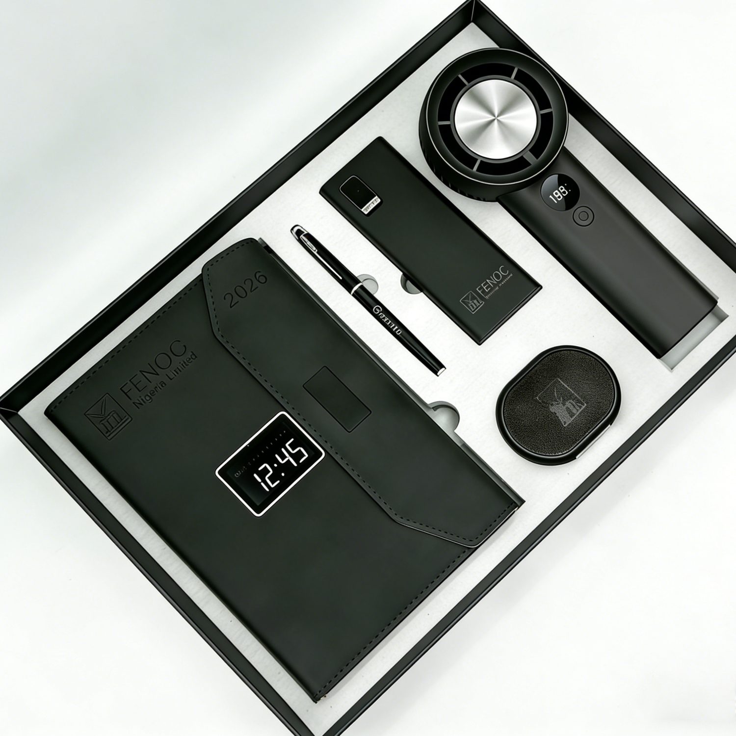 Notebook: 8000mah ,USB flash drive 32GB, wireless charger 15w Gift Set gallery 4
