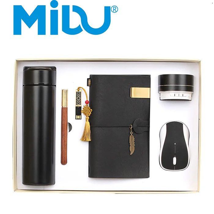 Premium 6-Piece Corporate Gift Set with Stainless Steel Bottle, 16GB USB Drive & Bluetooth Speaker gallery 2