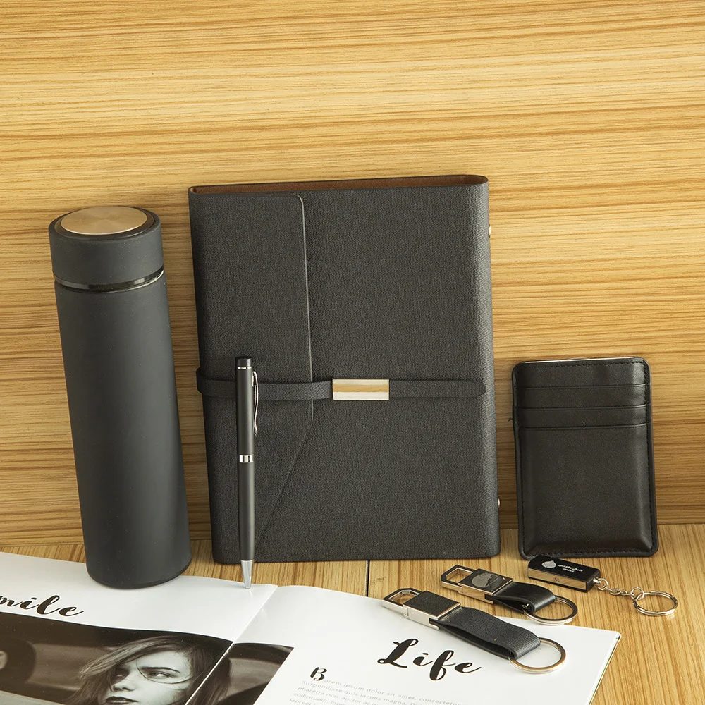 Corporate Gift Set with 304 Stainless Steel Thermos Cup, 16GB USB Flash Drive, and More gallery 2
