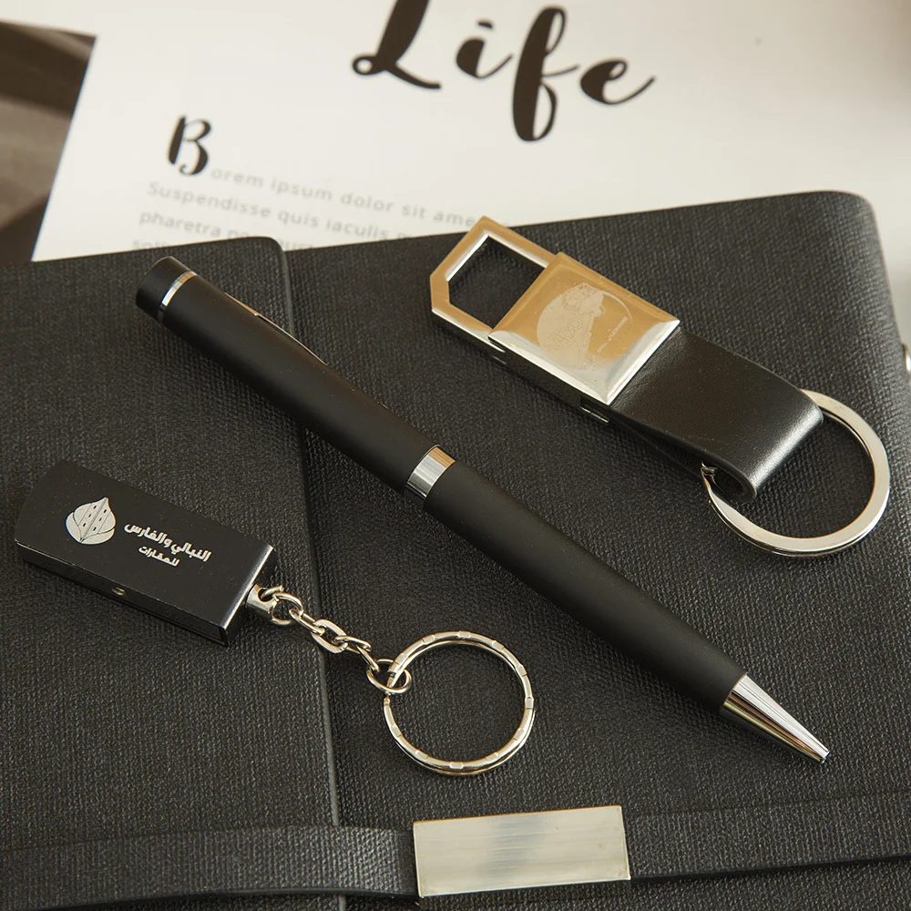 Corporate Gift Set with 304 Stainless Steel Thermos Cup, 16GB USB Flash Drive, and More gallery 4