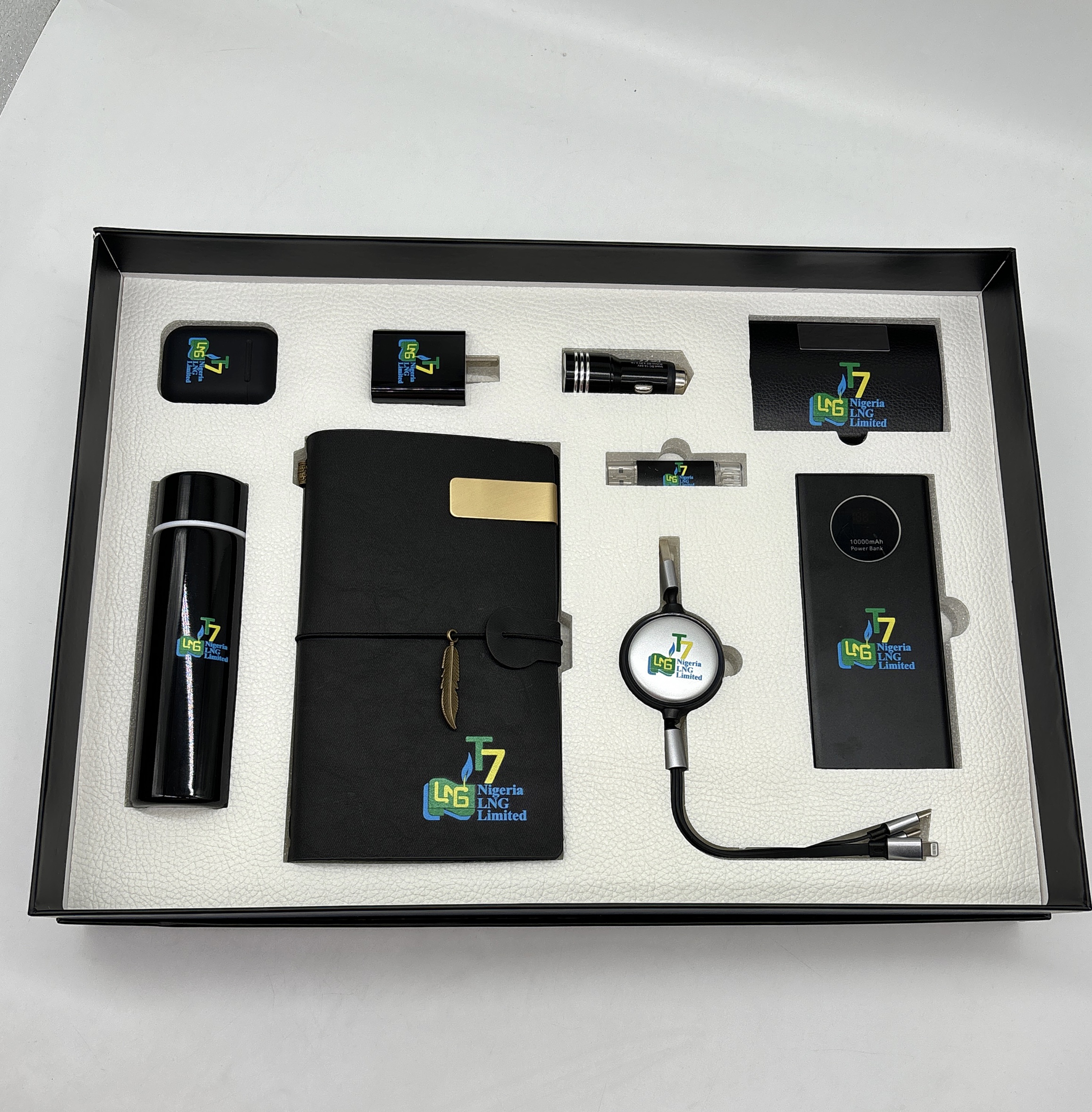 Corporate Gift Set with Power Bank, Bottle, Notebook & More
