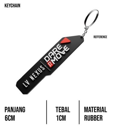 Key Chain Rubber 3D