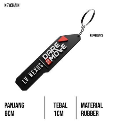 Key Chain Rubber 3D