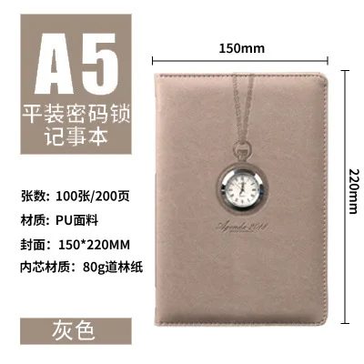 A5 Notebook with Clock – Novelty Promotional Gift gallery 1