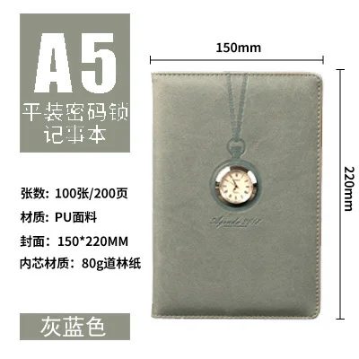 A5 Notebook with Clock – Novelty Promotional Gift gallery 3