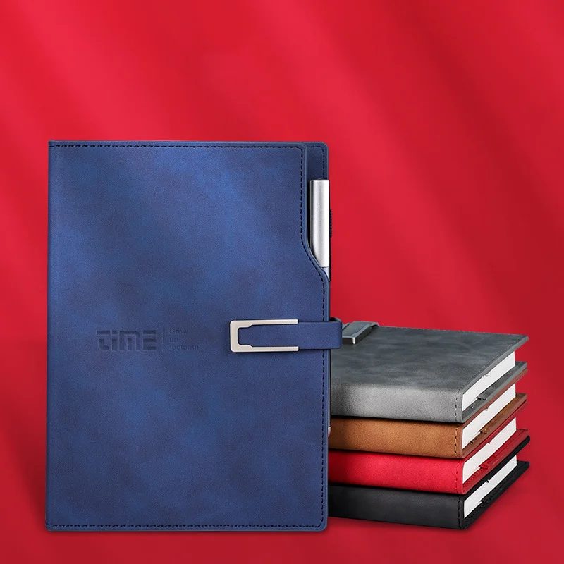 Custom PU Leather A5 Notebook with 80g Wood-Free Paper
