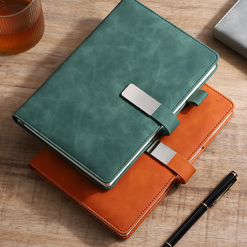 Custom PU Leather A5 Notebook – Promotional Gift with 80g Wood-Free Paper