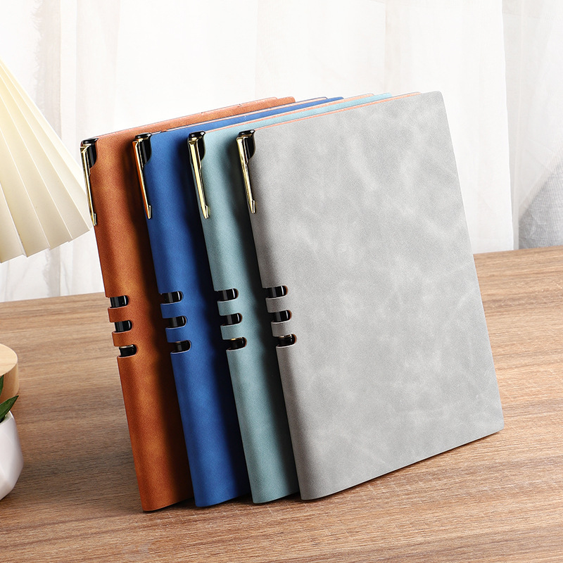 Custom PU Leather A5 Notebook with 80g Wood-Free Paper