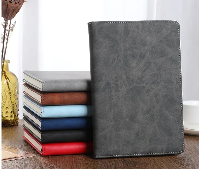 Custom PU Leather A5 Notebook with 80g Wood-Free Paper