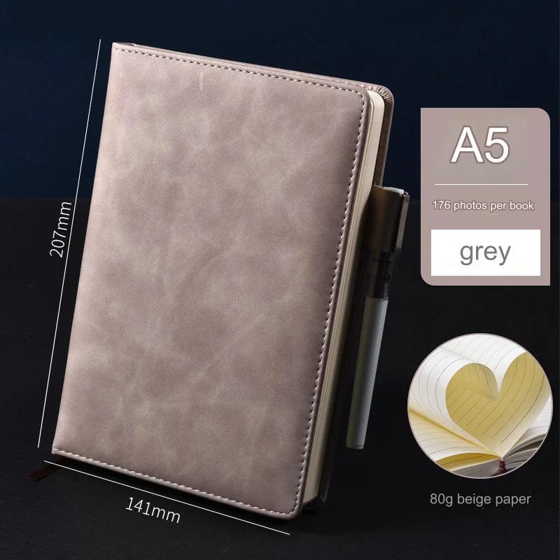 Custom PU Leather A5 Notebook with 80g Wood-Free Paper gallery 4