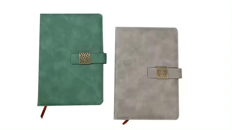 Custom PU Leather A5 Notebook with Window Buckle gallery 5