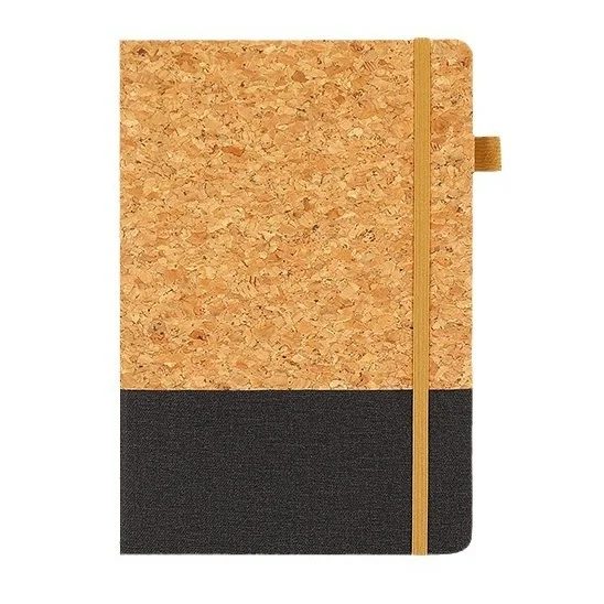 Custom PU Leather A5 Notebook with Ribbon Bookmark
