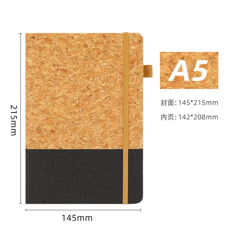 Custom PU Leather A5 Notebook with Ribbon Bookmark gallery 2