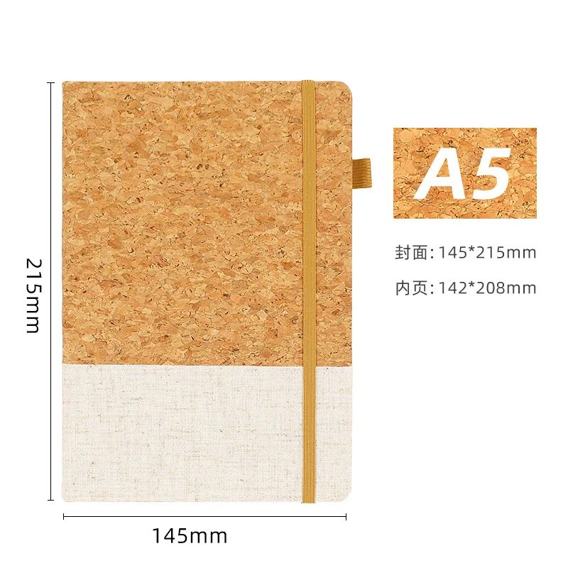 Custom PU Leather A5 Notebook with Ribbon Bookmark gallery 3