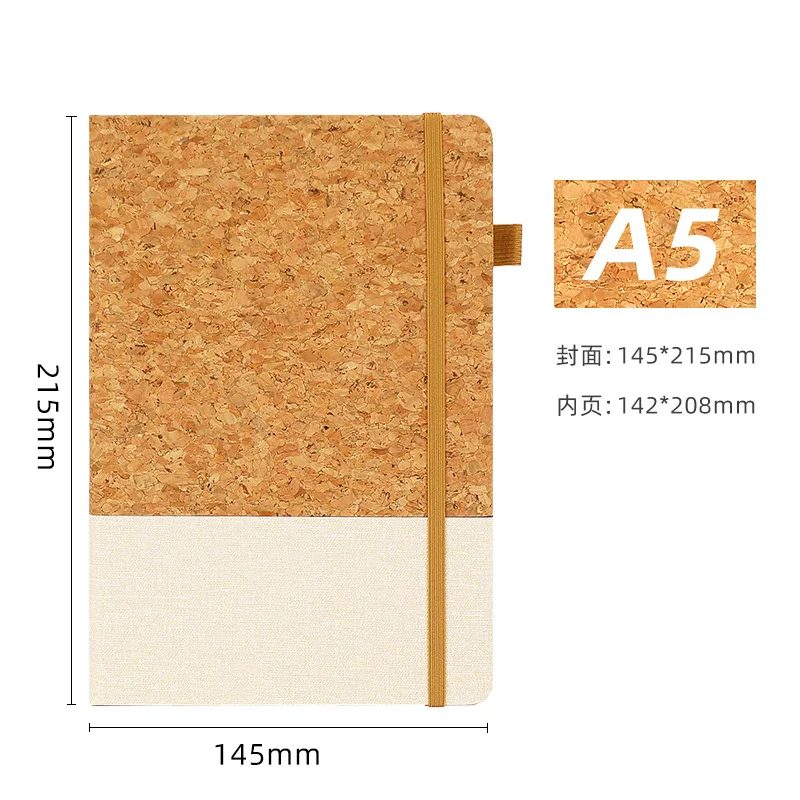 Custom PU Leather A5 Notebook with Ribbon Bookmark gallery 4